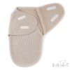 SW122-BI: Biscuit Chenille Cellular Swaddle Wrap